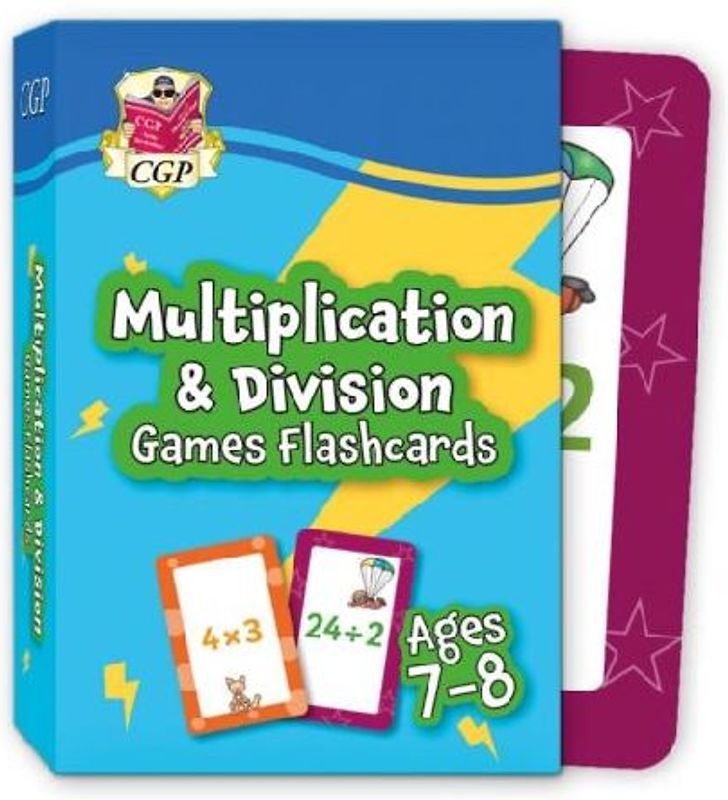 Multiplication & Division Games Flashcards for Ages 7-8 (Year 3)
