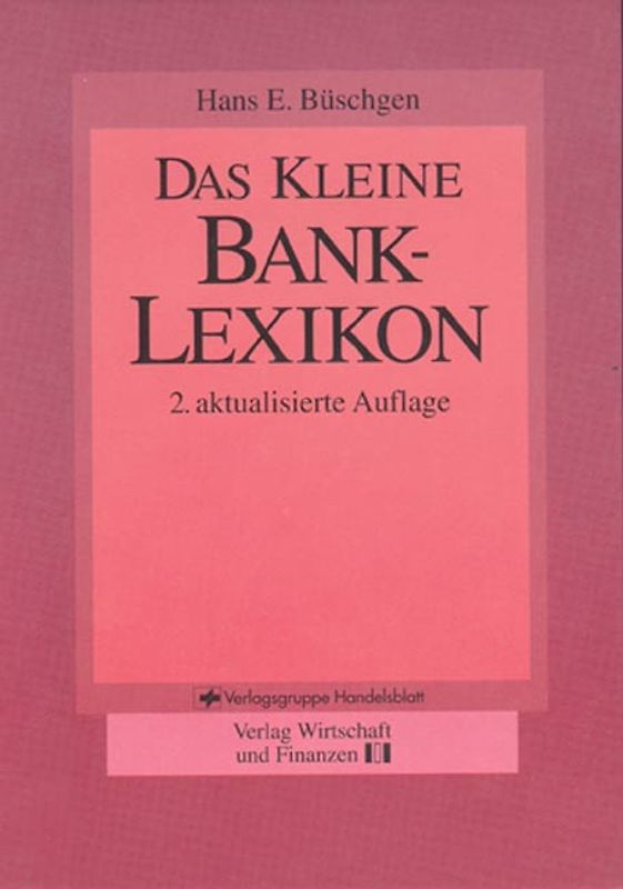 Das kleine Bank-Lexikon