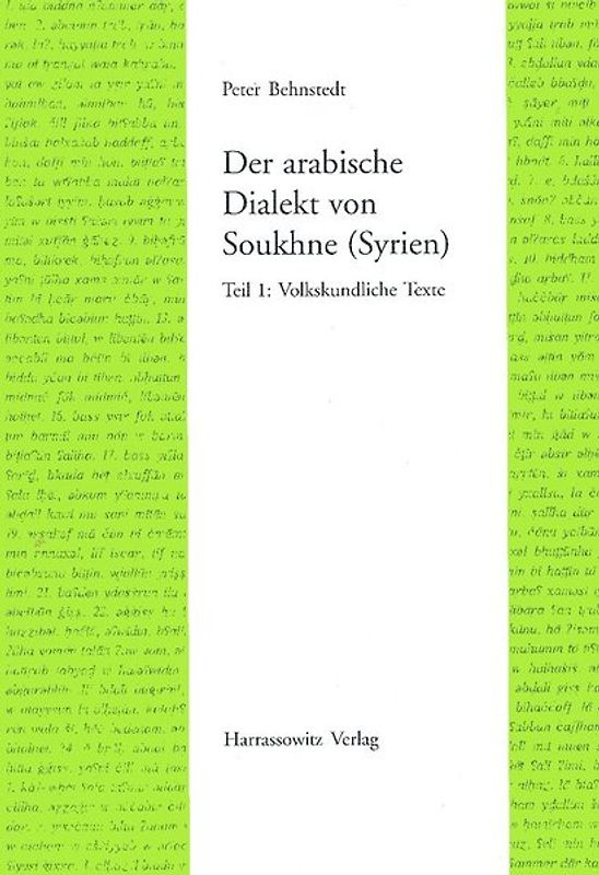 Der arabische Dialekt von Soukhne (Syrien)
