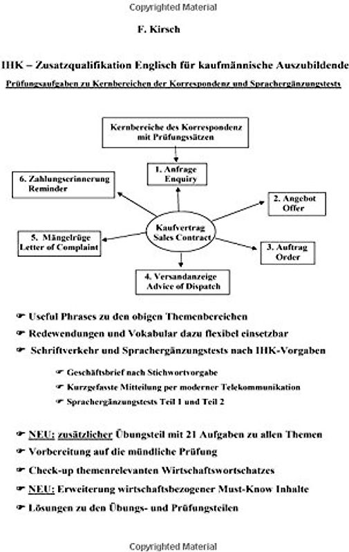 IHK Zusatzqualifikation für kaufmännische Auszubildende: Vorbereitung auf die schriftliche und mündliche Prüfung in der Zusatzqualifikation Englisch vor der Industrie- und Handelskammer