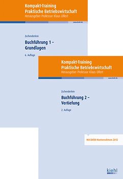 Bücherpaket Buchführung 1 und 2. mit Kompakt-Training Buchführung 1 - Grundlagen und Buchführung 2 - Vertiefung.