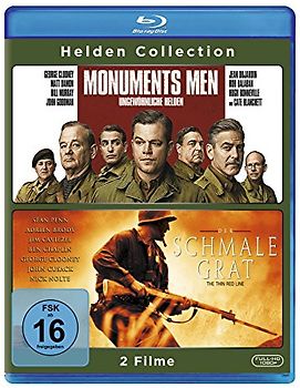 Helden Collection: Monuments Men/Der schmale Grat Blu-ray Disc