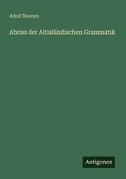 Abriss der Altisländischen Grammatik
