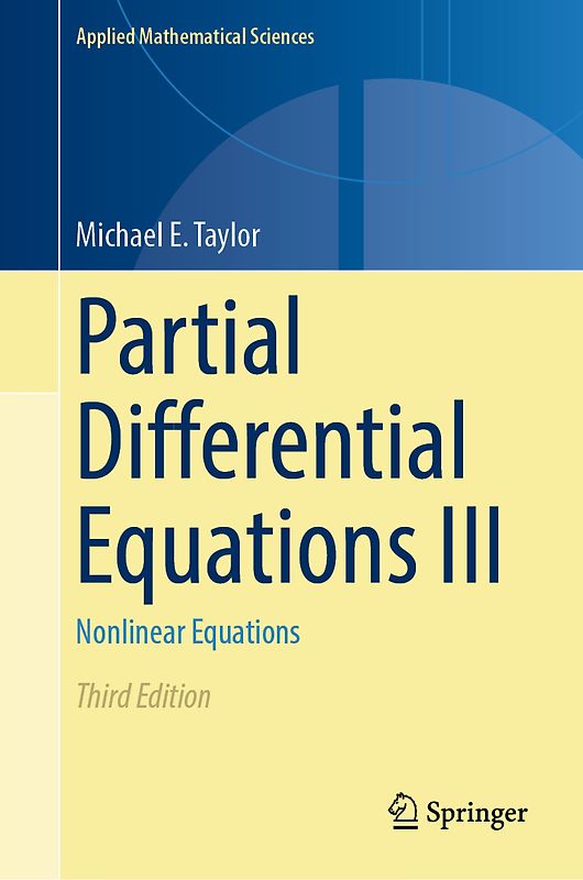 Partial Differential Equations III