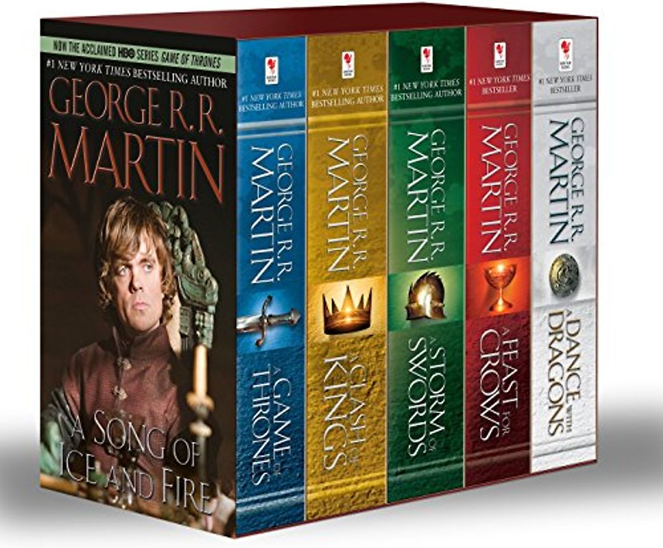 George R. R. Martin's A Game of Thrones 5-Book Boxed Set (Song of Ice and Fire Series): A Game of Thrones, A Clash of Kings, A Storm of Swords, A ... A Dance with Dragons (A Song of Ice and Fire)