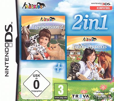 2 in 1: Tierpension 2 + Tierarztpraxis Nintendo DS