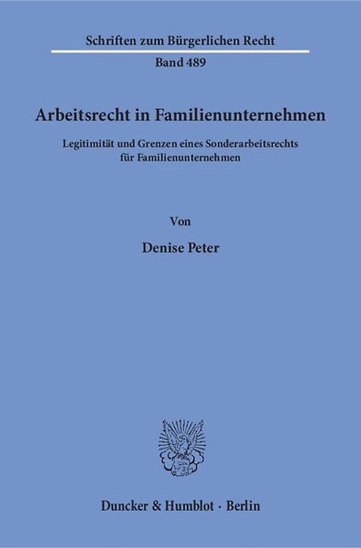 Arbeitsrecht in Familienunternehmen.