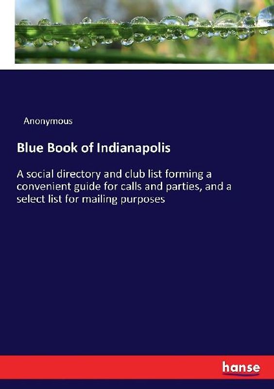 Blue Book of Indianapolis