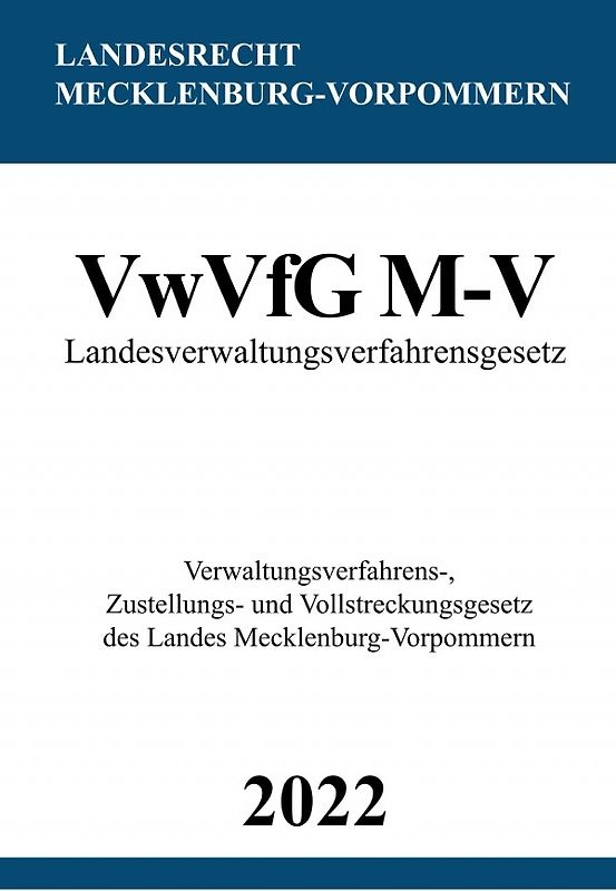 Landesverwaltungsverfahrensgesetz VwVfG M-V