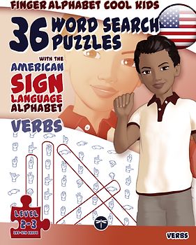 36 Word Search Puzzles With The American Sign Language Alphabet – Verbs