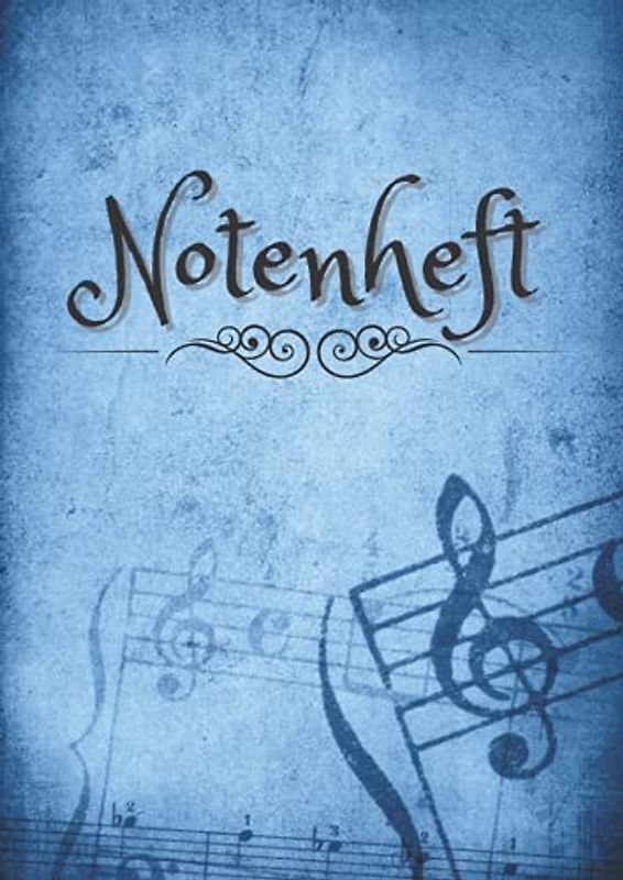 Notenheft: DIN A4 | 80 Seiten | Blanko Musikheft für SchülerInnen (The APaion DIN A4 Schulhefte)