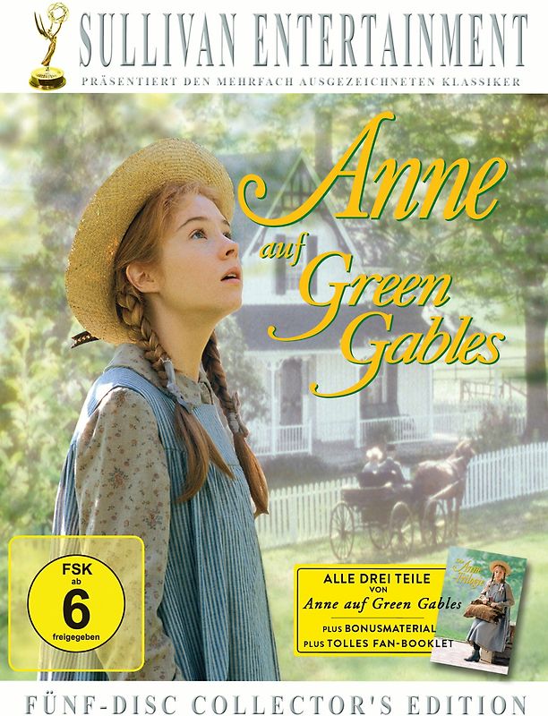 Anne auf Green Gables, Teil 1-3 (Collector's Edition, 5 Discs) - Lucy Maud Montgomery DVD