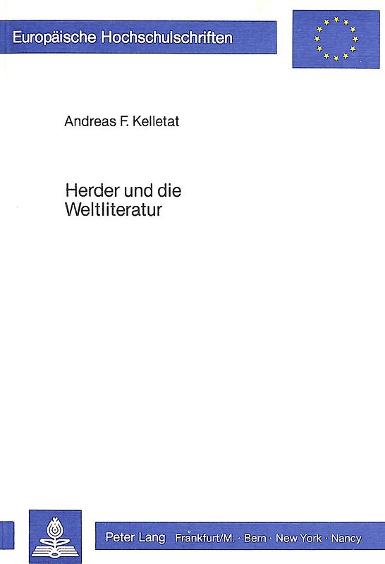 Herder und die Weltliteratur