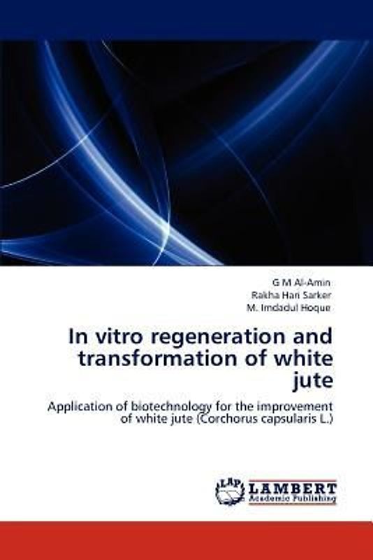 In vitro regeneration and transformation of white jute