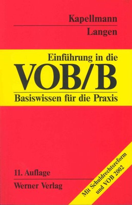 Einführung in die VOB/B