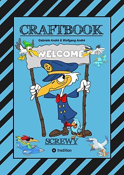 CRAFTBOOK - TOTAL VERRÜCKT - SCREWY MOTIVE - LUSTIG - SPASS - UNTERHALTSAM - KNIFFLIGE RÄTSEL - TIERE - MENSCHEN - ORTE - FREIZEIT - SPASSIG