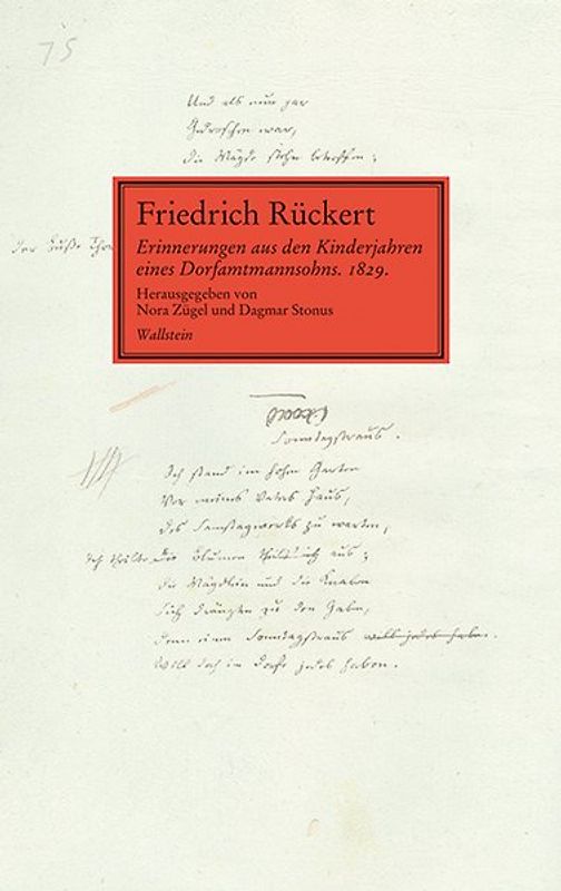 Erinnerungen aus den Kinderjahren eines Dorfamtmannsohns. 1829