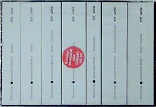 Gesammelte Werke. Band 1: Stücke. Band 2: Stücke. Band 3: Stücke und Hörspiele. Band 4: Romane. Band 5 Erzählungen. Band 6: Stoffe, Gedankenfuge, Zusammenhänge. Band 7: Essays und Gedichte /Chronik und Inhaltsübersicht