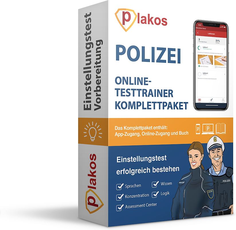 Polizei Einstellungstest Komplettpaket