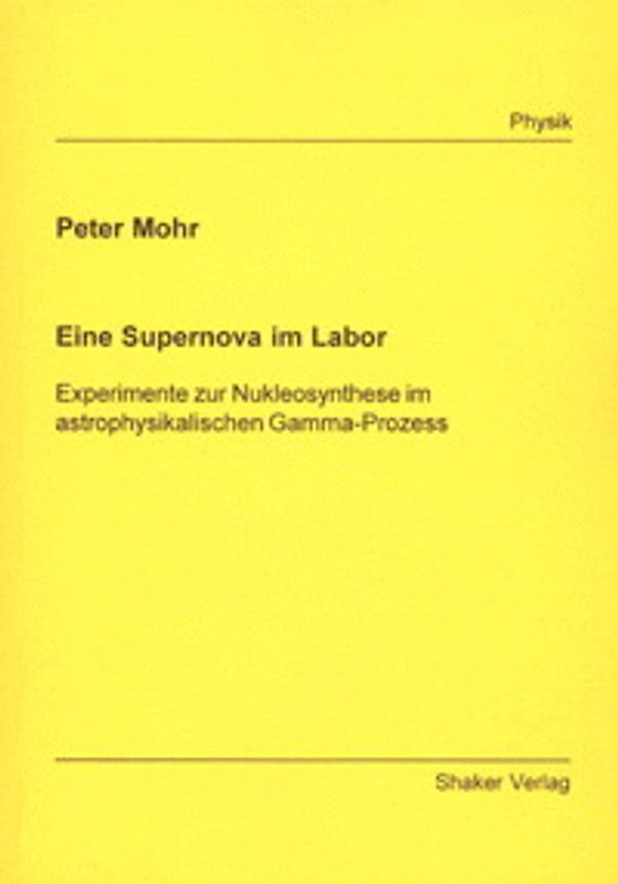 Eine Supernova im Labor