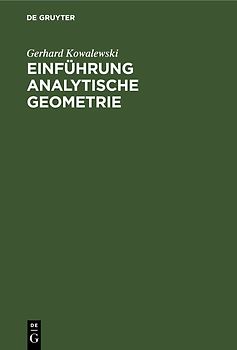 Einführung Analytische Geometrie