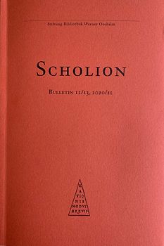 Scholion 12/13, 2020/21