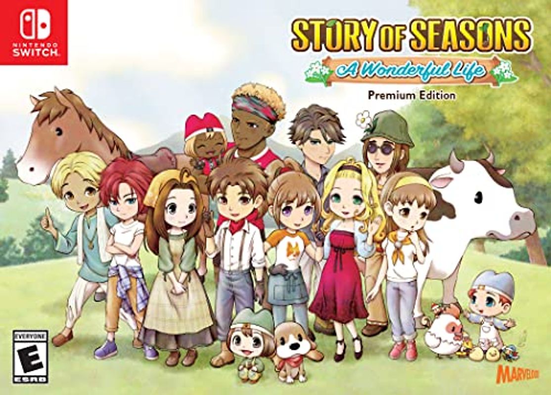 Story of Seasons: A Wonderful Life [Premium Edition, US Edition] Nintendo Switch