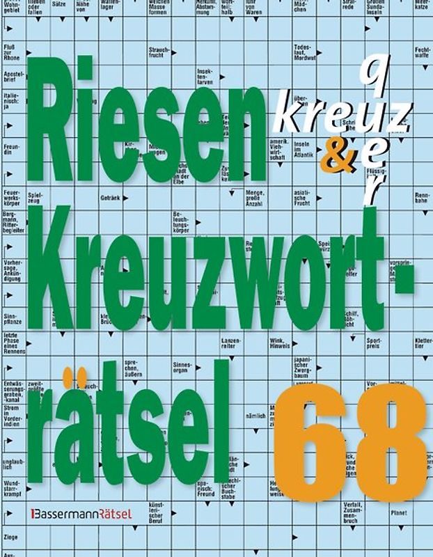 Riesen-Kreuzworträtsel 68 (5 Exemplare à 2,99 €)