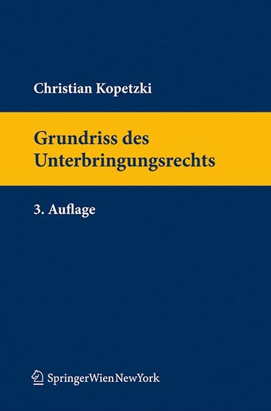 Grundriss des Unterbringungsrechts