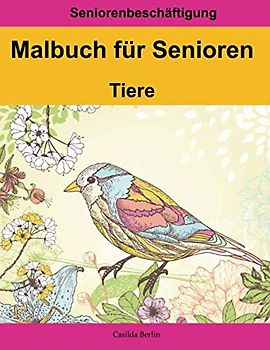 Malbuch für Senioren – Tiere