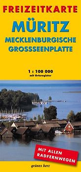 Freizeitkarte Müritz - Mecklenburgische Großseenplatte