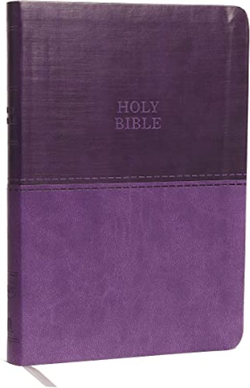 KJV, Thinline Bible, Large Print, Imitation Leather, Red Letter Edition