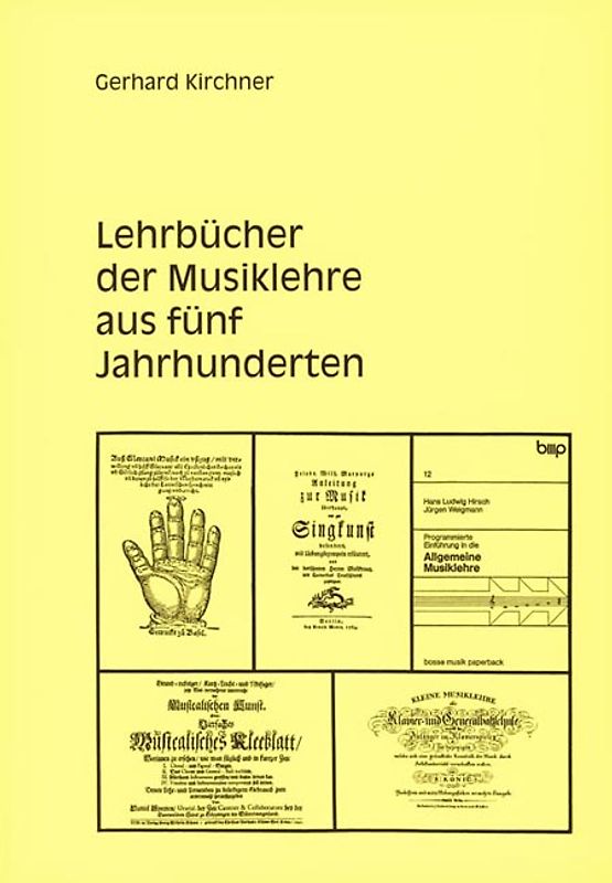 Lehrbücher der Musiklehre aus fünf Jahrhunderten