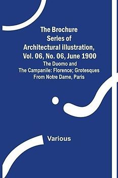 The Brochure Series of Architectural Illustration, vol. 06, No. 06, June 1900; The Duomo and the Campanile