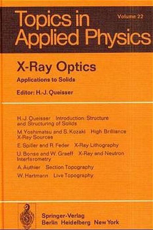 X-Ray Optics