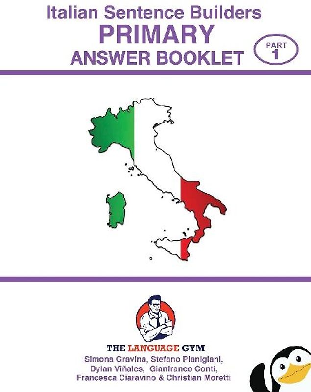 ITALIAN SENTENCE BUILDERS - Primary  -  ANSWER BOOK