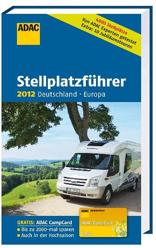 ADAC Stellplatzführer 2012 Deutschland/Europa