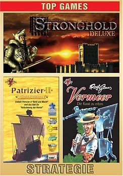 Stronghold Deluxe/Patrizier 2 Gold Edition/Vermeer   (3erDVD Box) PC Spiele