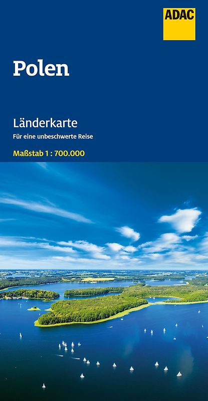 ADAC Länderkarte Polen 1:700.000