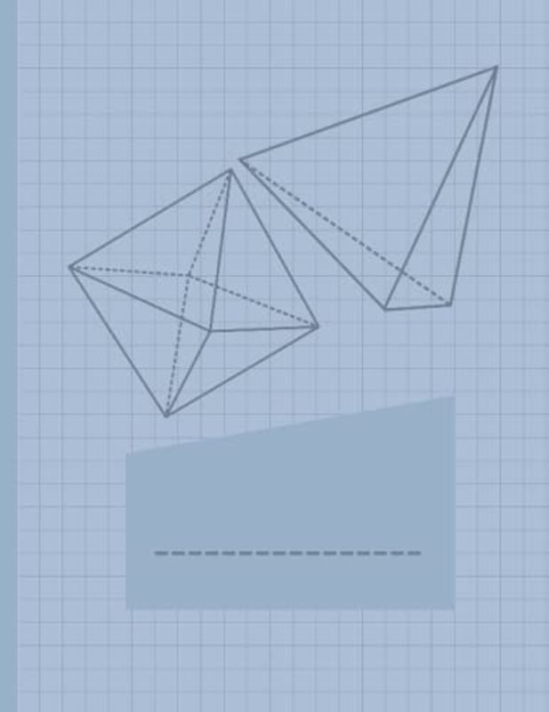 Math Notebook: Graph Paper Composition Notebook - 5x5 Grid Pages for Math, Science And Physic Students, Engineering, Architecture, Design And More. Large Size Book.