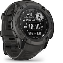 Image of Garmin Instinct 2X Solar 50 mm grafiet met een grafiet siliconen polsband (Refurbished)