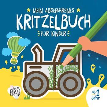 Mein abgefahrenes Kritzelbuch für Kinder ab 1 Jahr: Ein erstes Malbuch mit 41 kindgerechten Fahrzeugen und Flugzeugen zum kreativen Ausmalen. (Mein Kritzelbuch ab 1 Jahr, Band 3)