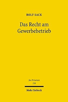 Das Recht am Gewerbebetrieb