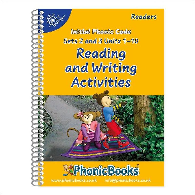 Phonic Books Dandelion Readers Reading and Writing Activities Set 2 Units 1-10 and Set 3 Units 1-10