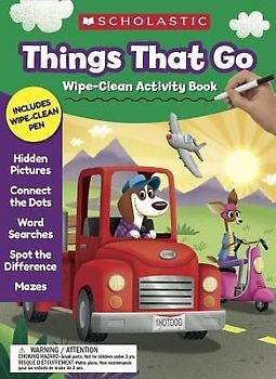 Things That Go Wipe-Clean Activity Book