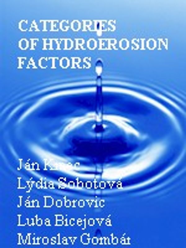 Categories of Hydroerosion Factors