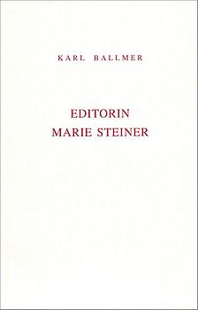 Editorin Marie Steiner
