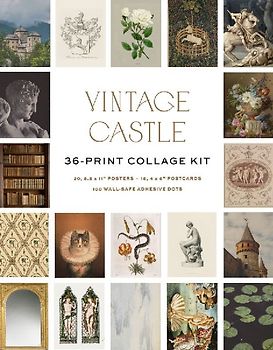 Vintage Castle Wall Collage Kit