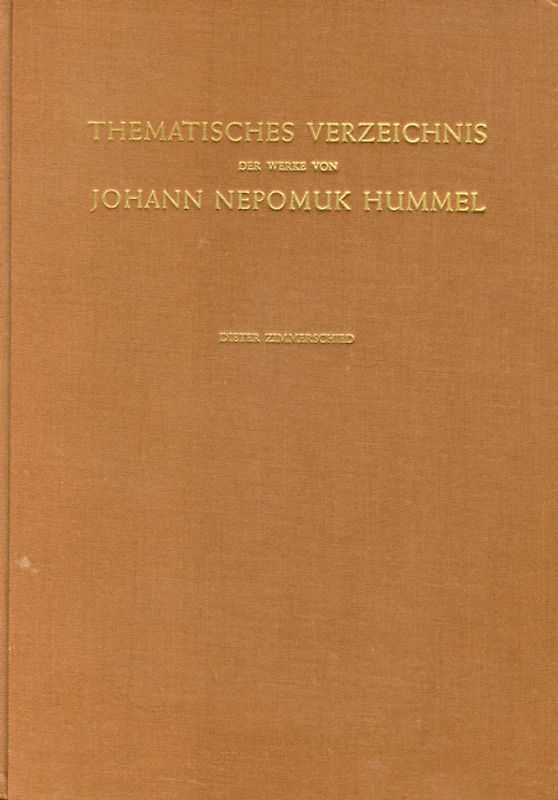 Verzeichnis der Werke von Johann Nepumuk Hummel