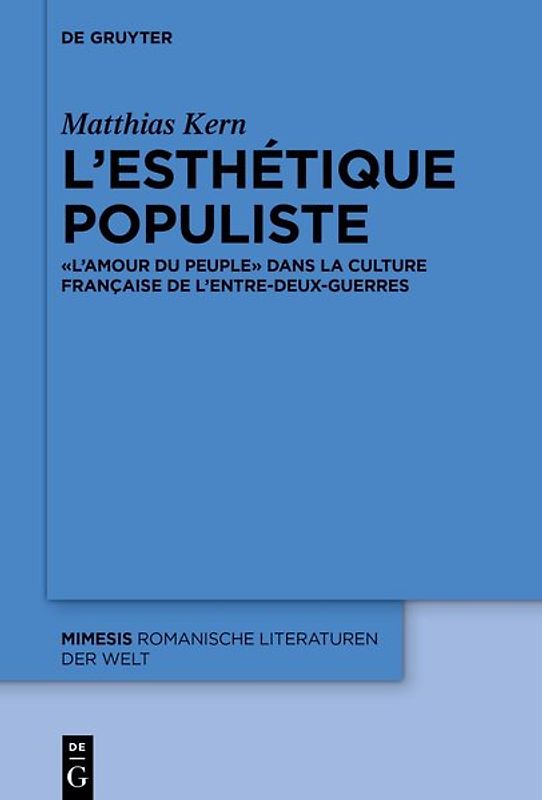 L’esthétique populiste
